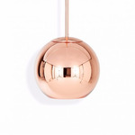 Copper Round LED Pendant - Copper / Copper