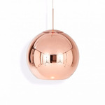 Copper Round LED Pendant - Copper / Copper