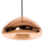 Void LED Pendant - Matte Black / Copper