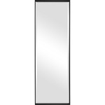 Kahn Wall Mirror - Matte Black / Mirror