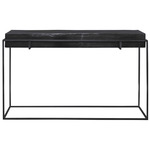 Telone Console Table - Aged Black