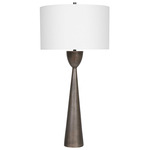 Waller Table Lamp - Brushed Nickel / White Linen