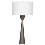 Waller Table Lamp - Brushed Nickel / White Linen