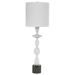 Inverse Table Lamp - Black / White / White