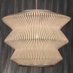 Ura 3 Pendant - Stainless Steel / Beige