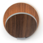 Gravy Wall Sconce - Silver / Oiled Walnut