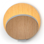 Gravy Wall Sconce - Silver / White Oak