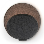 Gravy Wall Sconce - Metallic Black / Oxford Felt