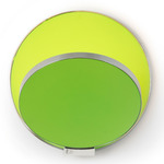 Gravy Wall Sconce - Chrome / Matte Green