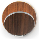 Gravy Wall Sconce - Chrome / Oiled Walnut