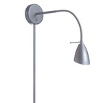 Windford Plug-In Wall Light - Satin Chrome