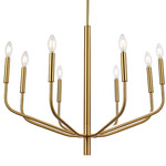 Eleanor Candlelight Chandelier - Aged Brass