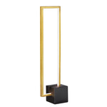 Florence Table Lamp - Aged Brass / Matte Black