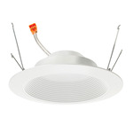 6RLDG4 6 Inch LED Retrofit Baffle Trim - White/ White Baffle