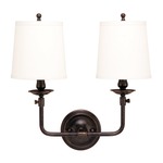 Logan Wall Sconce - Old Bronze / Off White