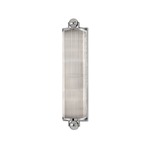 Mclean Bathroom Vanity Light - Polished Nickel / Clear