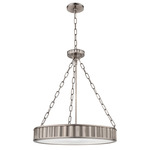 Middlebury Pendant - Historic Nickel / Frosted