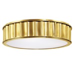 Middlebury Ceiling Light Fixture - Aged Brass / Frosted
