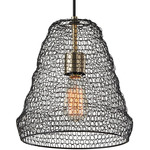 Sheridan Pendant - Black / Black