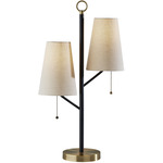 Daniel Table Lamp - Black / Cream