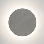 Eclipse 300 Round Outdoor Wall Sconce - Concrete