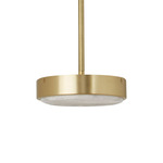 Anvers Pendant - Satin Brass / Honed Alabaster