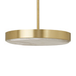 Anvers Pendant - Satin Brass / Honed Alabaster