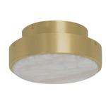 Anvers Surface Wall / Ceiling Mount - Satin Brass / Honed Alabaster