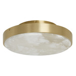 Anvers Surface Wall / Ceiling Mount - Satin Brass / Honed Alabaster
