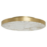 Anvers Surface Wall / Ceiling Mount - Satin Brass / Honed Alabaster