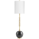 Sheridan Table Lamp - Gold / White