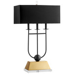 Euri Table Lamp - Black / Black