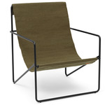 Desert Lounge Chair - Black / Olive