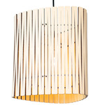 Kerflights P3 Pendant - Black / Light Ash