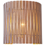 Kerflights Wall Sconce - Black / Black Walnut