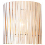 Kerflights Wall Sconce - Black / Light Ash