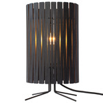 Kerflights T2 Table Lamp - Black / Blackened Ash