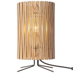 Kerflights T2 Table Lamp - Black / White Oak