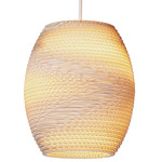 Oliv Scraplights Pendant - White / Blonde