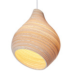 Hive Scraplights Pendant - White / Blonde