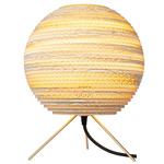 Moon Scraplights Table Lamp - Brass / Blonde