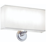 Columbus Wall Sconce - Polished Nickel / Cream