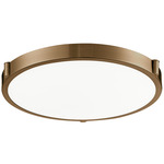 Floyd Ceiling Light Fixture - Brushed Gold / White Opal