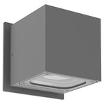 Stato Outdoor Wall Sconce - Graphite / Clear