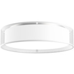 Dalton Ceiling Light - White / White Organza