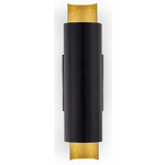 Dela Wall Sconce - Black / Gold