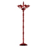 Antenoreo Floor Lamp - Chrome / Red