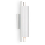 Dela Wall Sconce - White / Silver