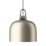 Jim Bell Pendant - Grey / Matte Champagne