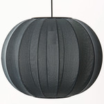 Knit Wit Round Pendant - Black / Black